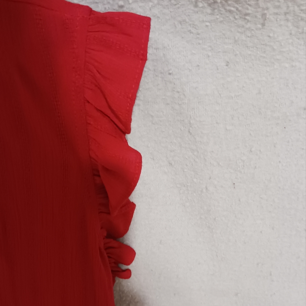 Universal Thread Red Ruffle Tank - Picture 4 of 5